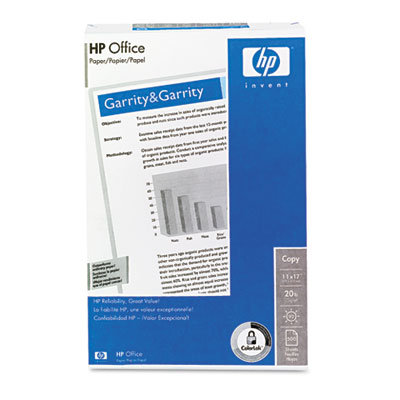 HP Inkjet Printer Paper, 92 Brightness, White, 11 x 17, 500 Sheets