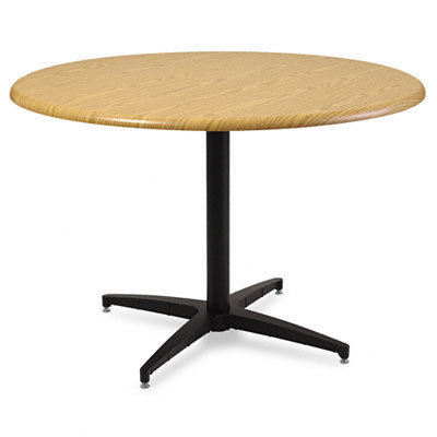 Iceberg Enterprises Officeworks Round Table Top, 42" Diameter, Light Oak                                                                         