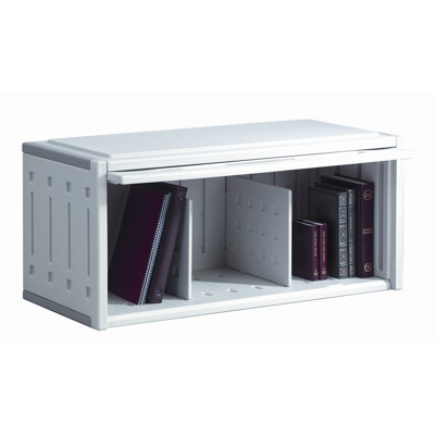 Iceberg Enterprises SnapEase Stackable Shelf File in Platinum