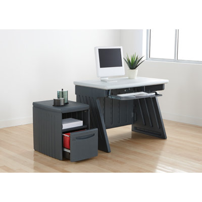 Iceberg Enterprises SnapEase File/Printer Stand in Charcoal