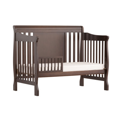 Storkcraft Verona Fixed Side Convertible Crib in Espresso