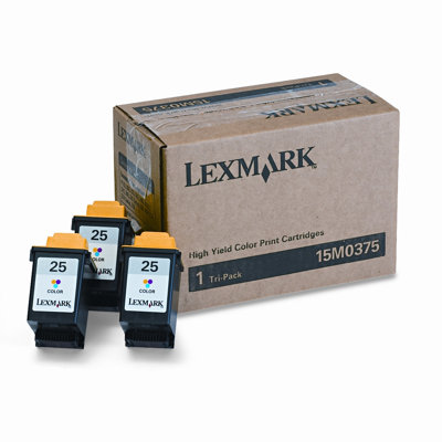 Lexmark International 15M0375 Inkjet Cartridge, High-Yeild, Tri- Color
