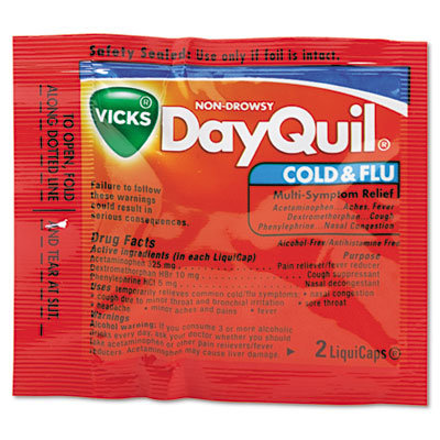 Lil' Drugstore Vicks DayQuil LiquiCaps, (30 Packs per Box)