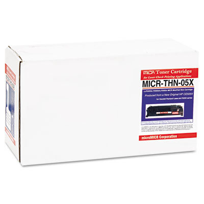 MicroMICR Corporation MICRTHN05X Compatible MICR Toner, 6500 Page-Yield, Black