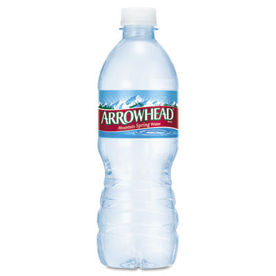 Nestle' USA Bottled Spring Water, 1/2-Liter Size, 24 Bottles/Carton