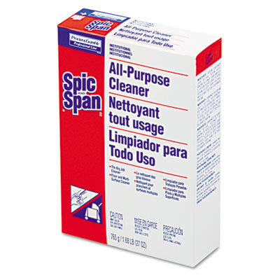 Procter & Gamble Commercial Spic and Span All-Purpose Floor Cleaner, 27oz Box, 12/carton                                                                 