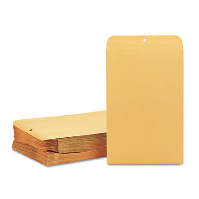 Quality Park Products Clasp Envelope, 10 x 15, 28lb, Light Brown, 100/box