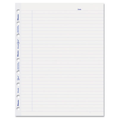 Rediform Office Products Blueline MiracleBind Notebook Ruled Paper Refill Sheet