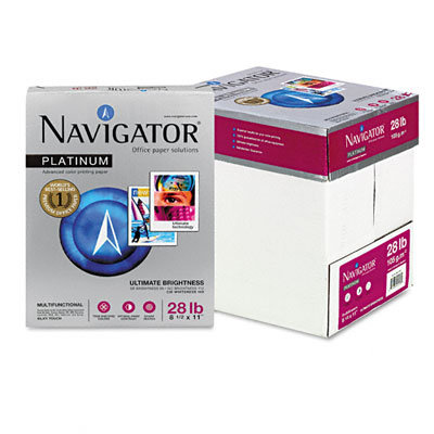 Soporcel North America Platinum Office Paper, 99 Brightness, 28lb, Letter, White, 2,500 Sheets
