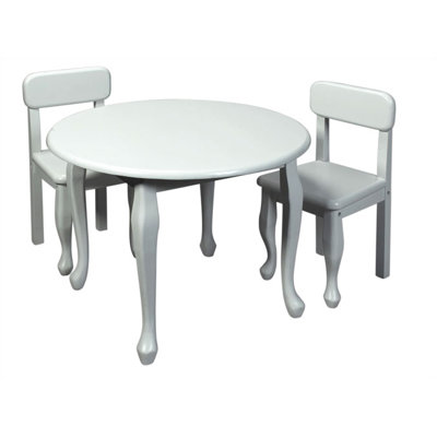 Gift Mark Queen Anne Kids 3 Piece Table and Chair Set
