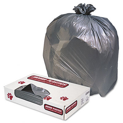 Unisan Industrial Strength Low-Density Commercial Can Liners, 60gal,1.3mil,Gray,100/ctn                                             