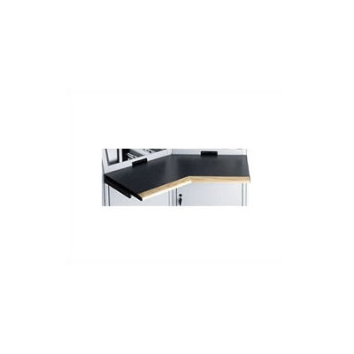Middle Atlantic 1 Bay Monitoring Console Work Surface, Black T-Mold Trim