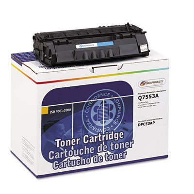 Dataproducts DPC53AP (Q7553A) Remanufactured Laser Cartridge, Black