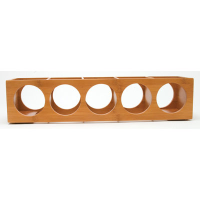 Lipper International 5 Bottle Wall Mounted Wine Rack