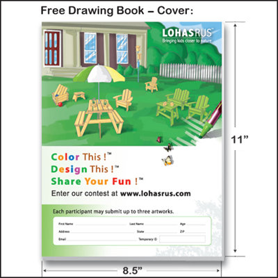 Lohasrus Kids' Picnic Table