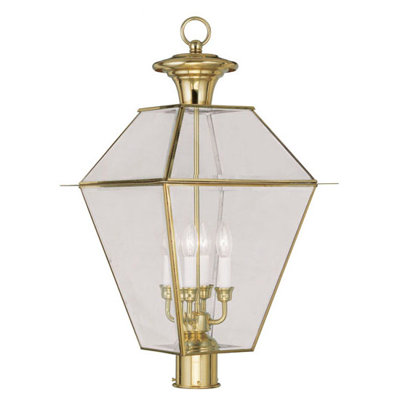 Livex Lighting Westover 4 Light Outdoor Post Head