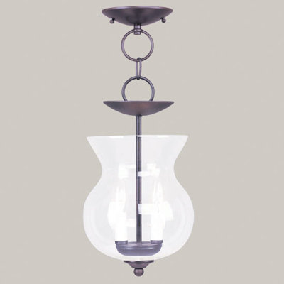 Livex Lighting Home Basics 2 Light Convertible Foyer Pendant
