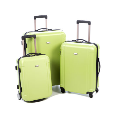 Traveler's Choice Freedom 3 Piece Lightweight Hard Shell Spinning/Rolling Luggage Set