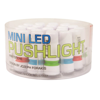 Kikkerland Push Light Flashlight