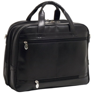 McKlein USA R Series Springfield Leather Laptop Case