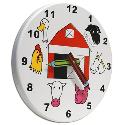 Holgate Toys Kids Farm Clock