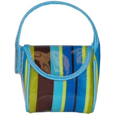 Monkey Stripes Pacifier Pod in Blue