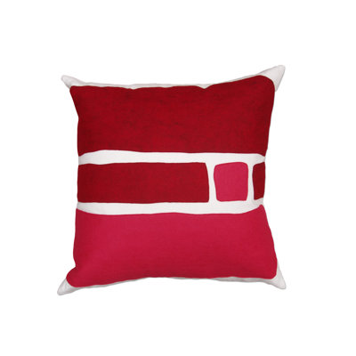 Balanced Design Big Block Applique Pillow