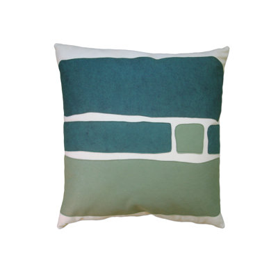 Balanced Design Big Block Applique Pillow