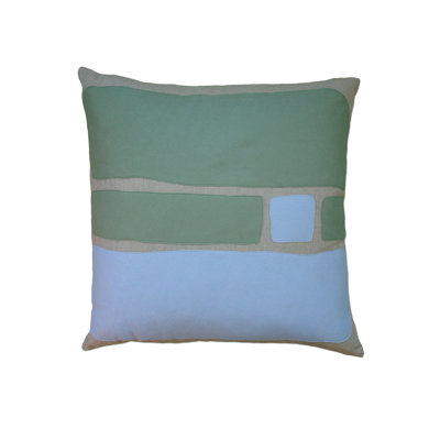 Balanced Design Big Block Applique Pillow