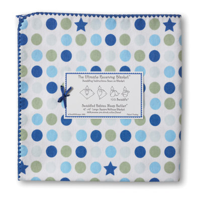 Swaddle Designs Ultimate Receiving Blanket&reg; in Dots and Stars