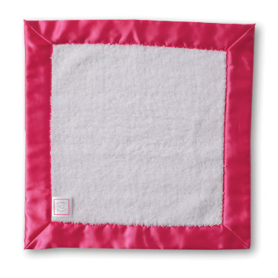 Swaddle Designs Baby Lovie in White with Pastel Trim