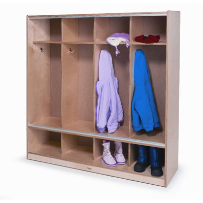 Whitney Brothers Coat Locker with Sliding Doors