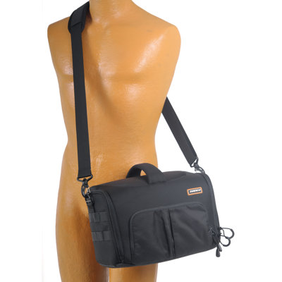 Naneu Correspondent Series C-700 Small Shoulder Bag in Black