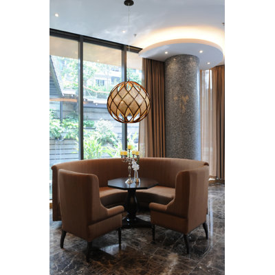 Varaluz Argyle 4 Light DownLight Drum Foyer Pendant