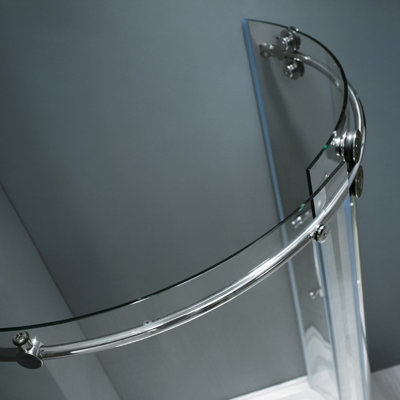 Vigo Frameless Round Neo-Angle Shower Door