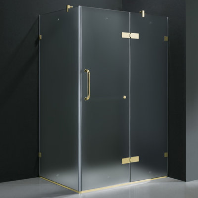 Vigo 24" Pivot Door Swing Frameless Shower Enclosure