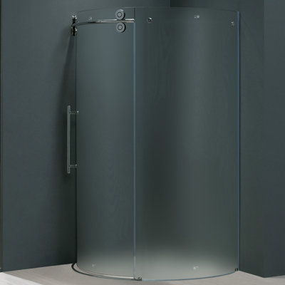 Vigo Frameless Round Neo-Angle Shower Door