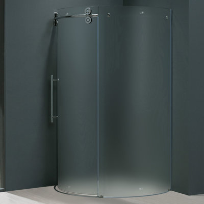 Vigo Frameless Round Neo-Angle Shower Door
