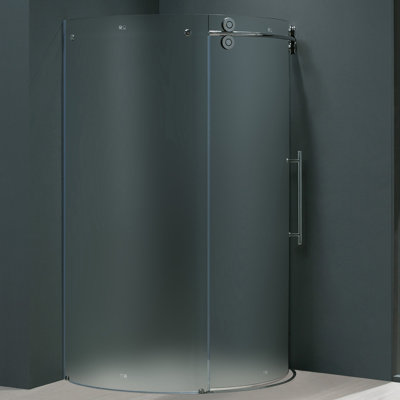 Vigo Frameless Round Neo-Angle Shower Door