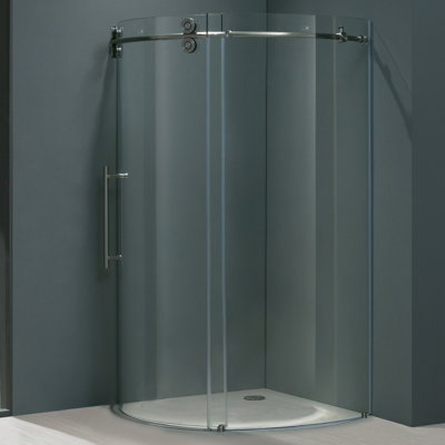Vigo Frameless Round Neo-Angle Shower Door