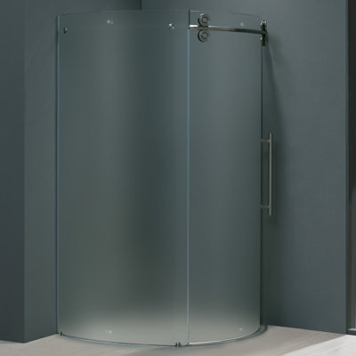 Vigo Frameless Round Neo-Angle Shower Door