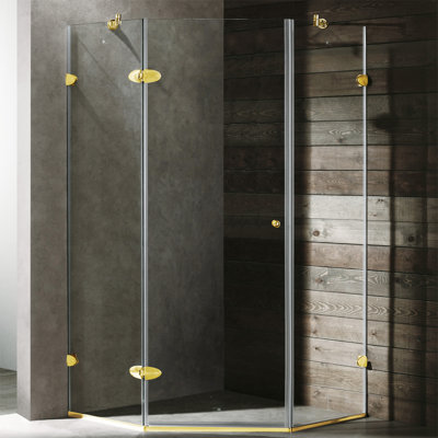 Vigo Neo-Angle Door Frameless Shower Enclosure