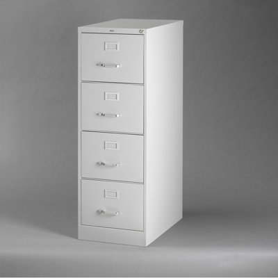 CommClad 25" Deep Commercial 4 Drawer Legal Size High Side Vertical File Cabinet