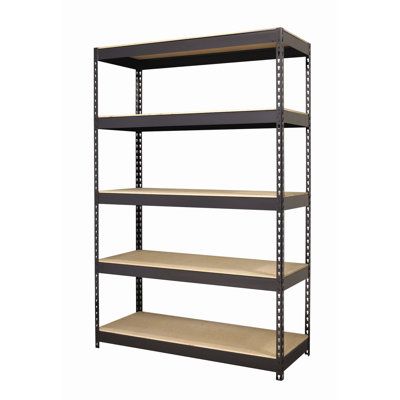 CommClad Iron Horse Rivet 72" H x 48" W Five Shelf Shelving Unit