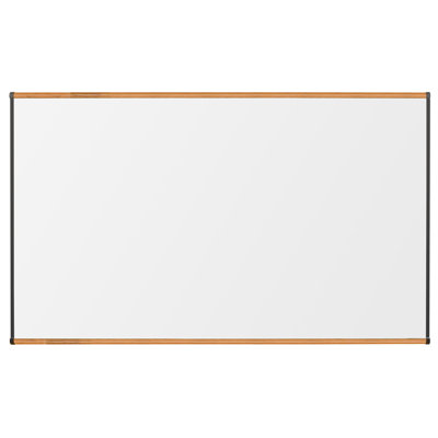 CommClad 48" x 96" Thermal-Fused Melamine Whiteboard with Trim