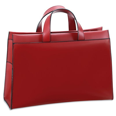 Jack Georges Milano Wide Gusset Zip Top Briefcase