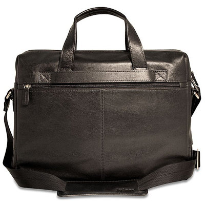 Jack Georges Soho Single Gusset Top Zip in Black
