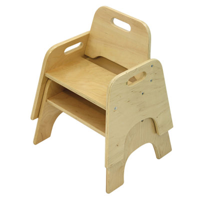 ECR4kids Wooden Kid's Seat (Set of 2)