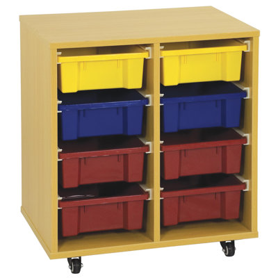 ECR4kids Storage Trolley with 6 Trays