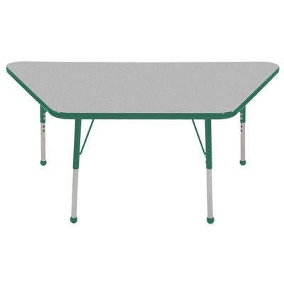 ECR4kids 30" x 60" Trapezoid Activity Table in Various Colors
